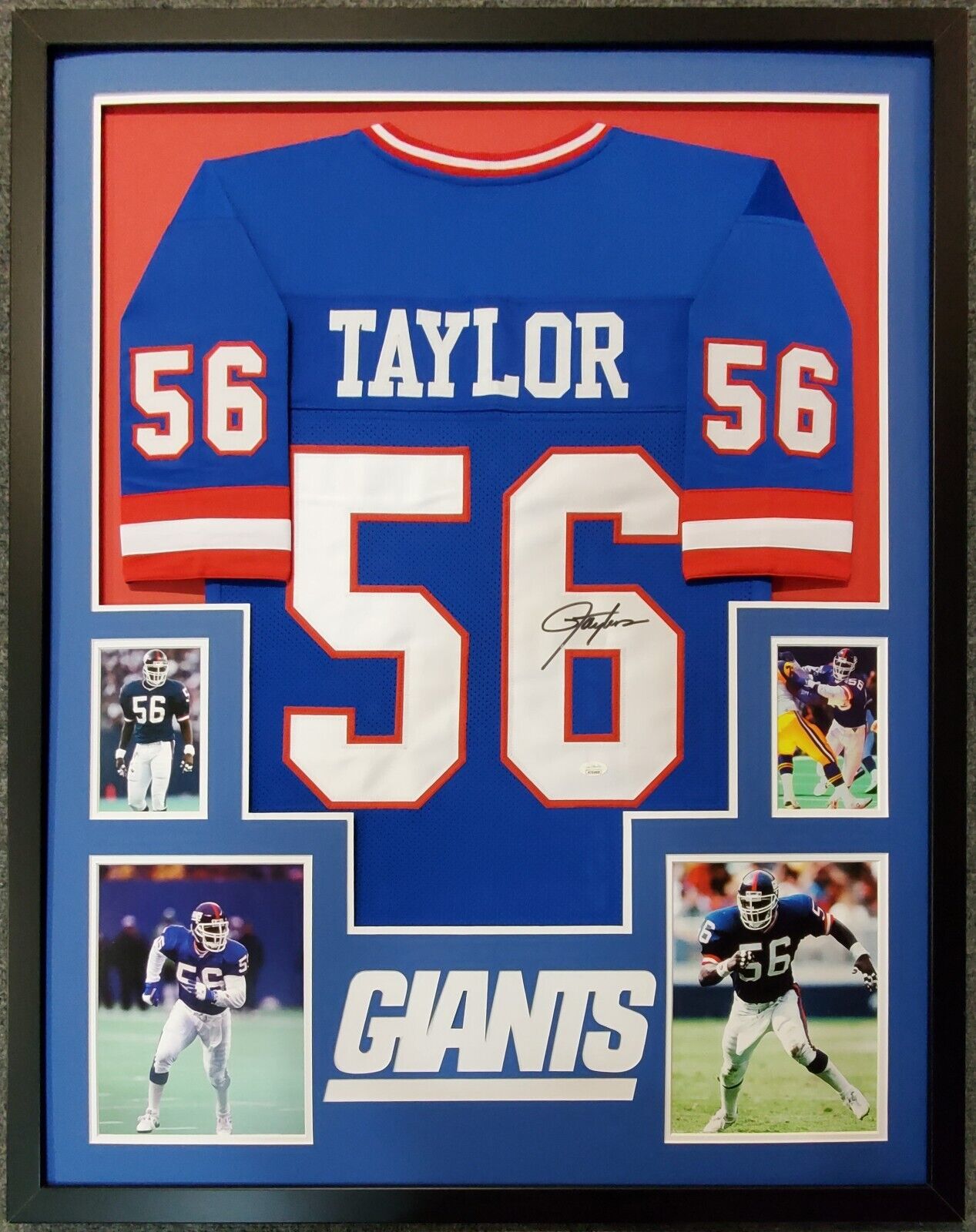 Framed New York Giants Lawrence Taylor Autographed Signed Jersey Jsa C –  MVP Authentics