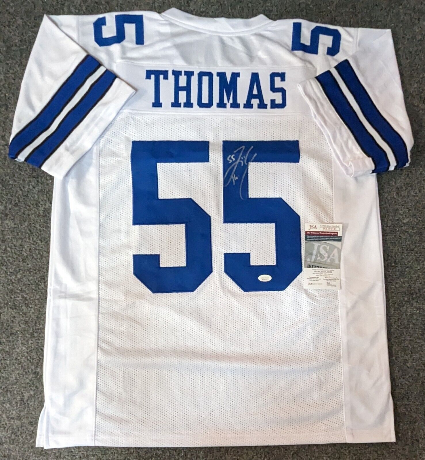 Dallas Cowboys Zach Thomas Autographed Signed Jersey Jsa Coa