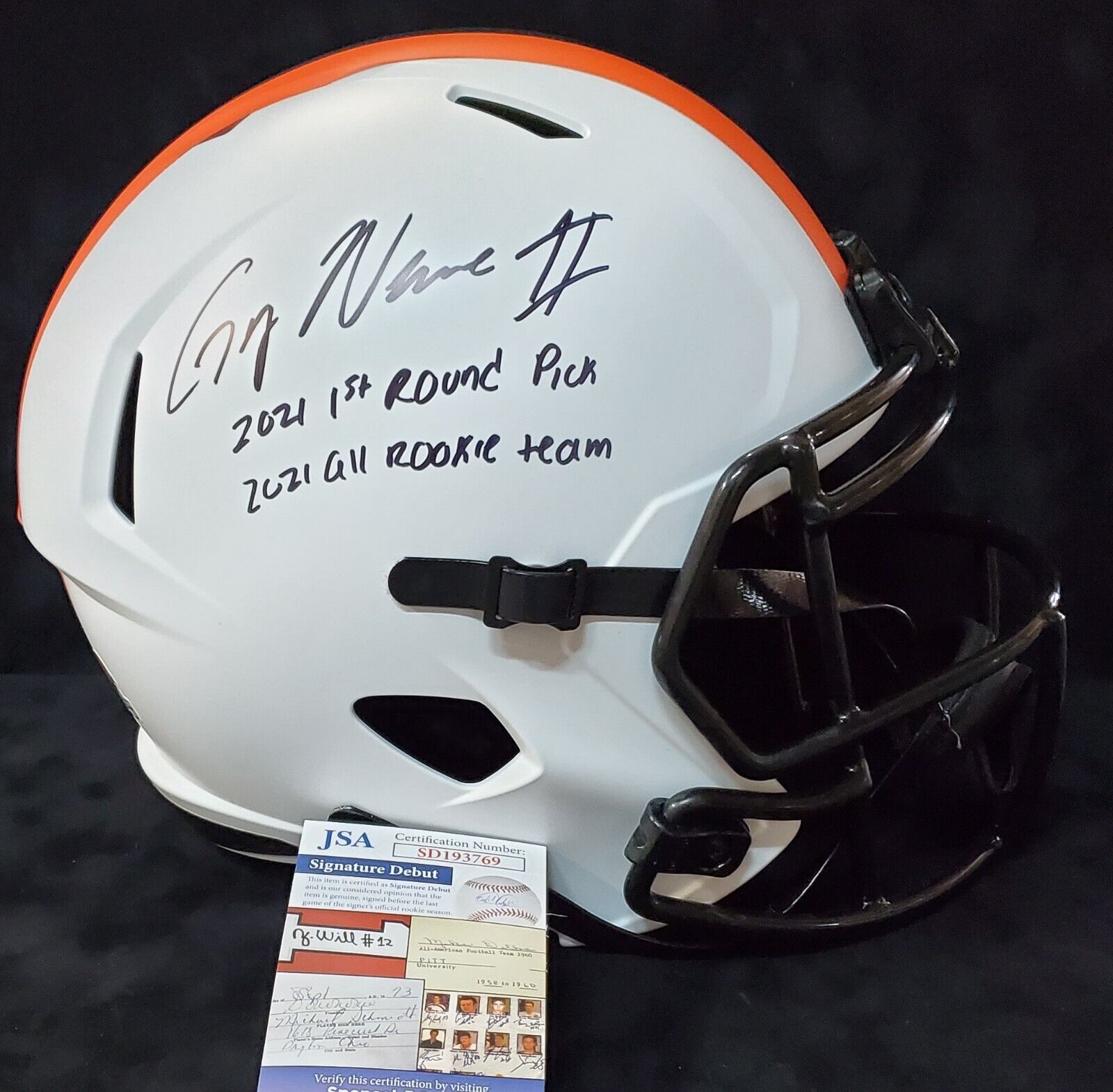 Cleveland Browns Signed Helmets, Collectible Browns Helmets