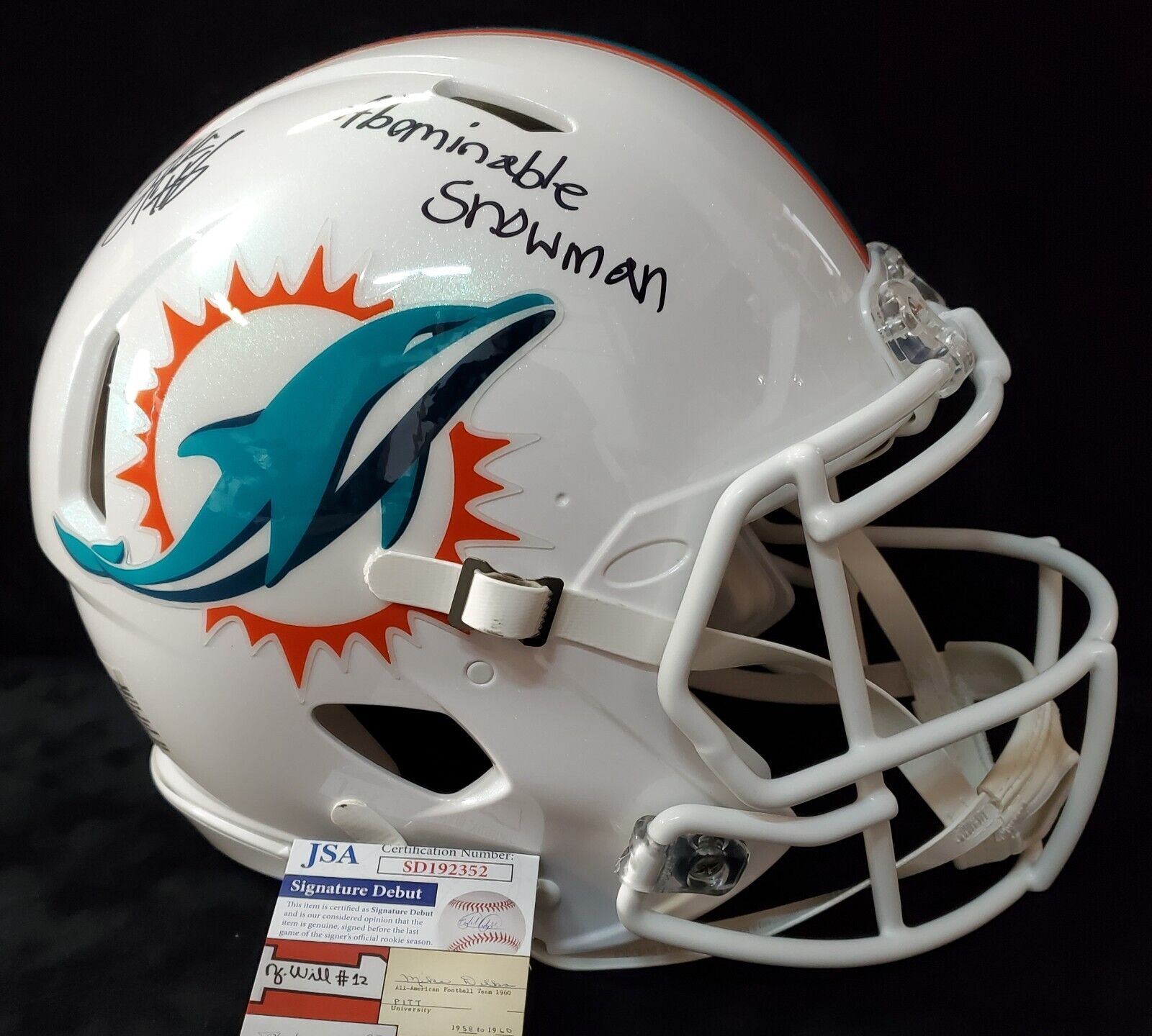 Miami Dolphins Flash Speed Authentic Football Helmet