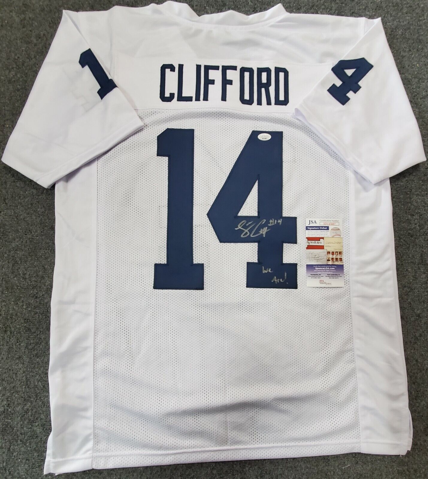 Framed Penn State Nittany Lions Sean Clifford Autographed Signed Jerse –  MVP Authentics