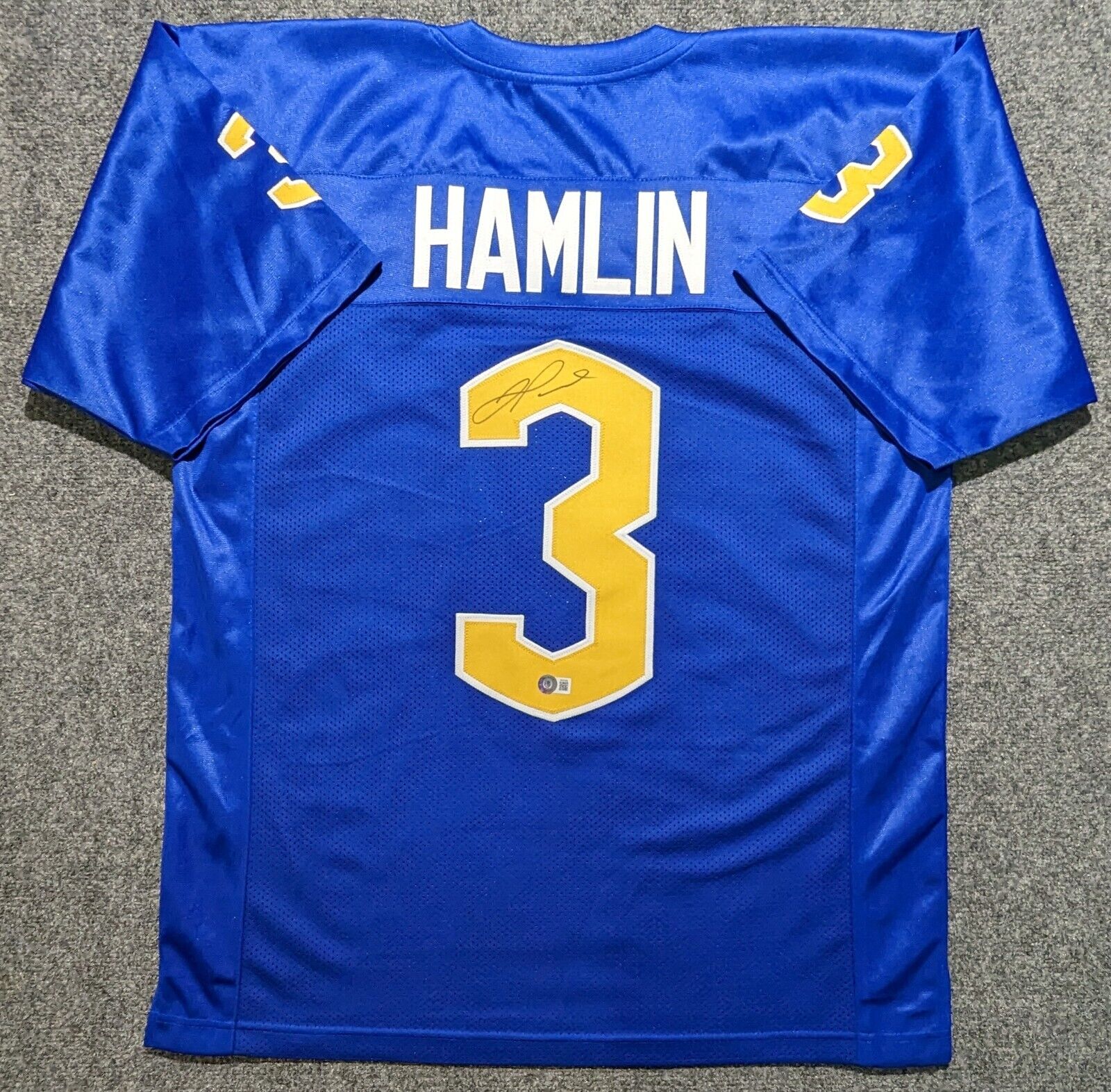 Pitt Panthers Damar Hamlin Autographed Signed Jersey Beckett Holo