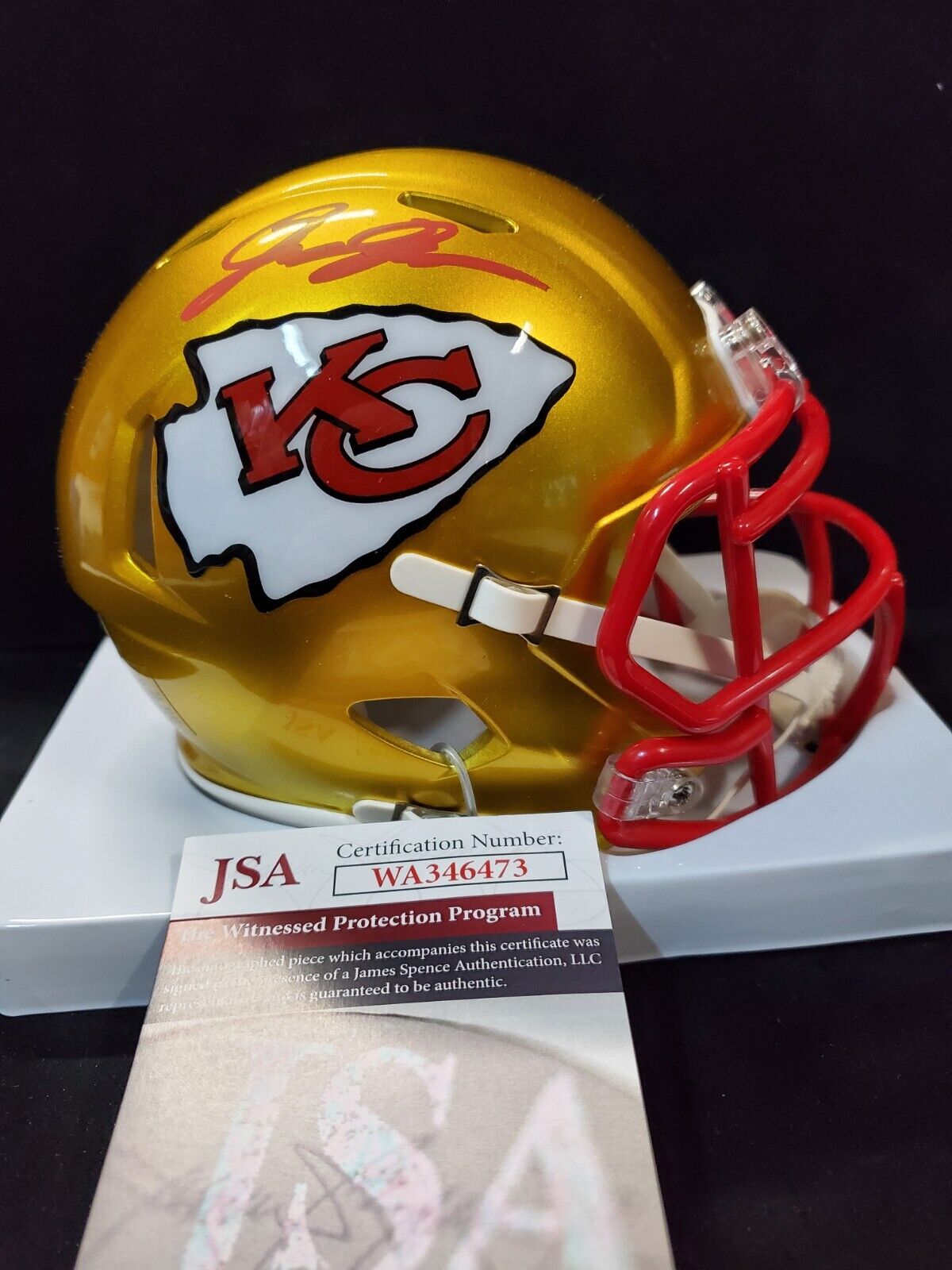 Kansas City Chiefs L'jarius Sneed Autographed Signed Speed Mini