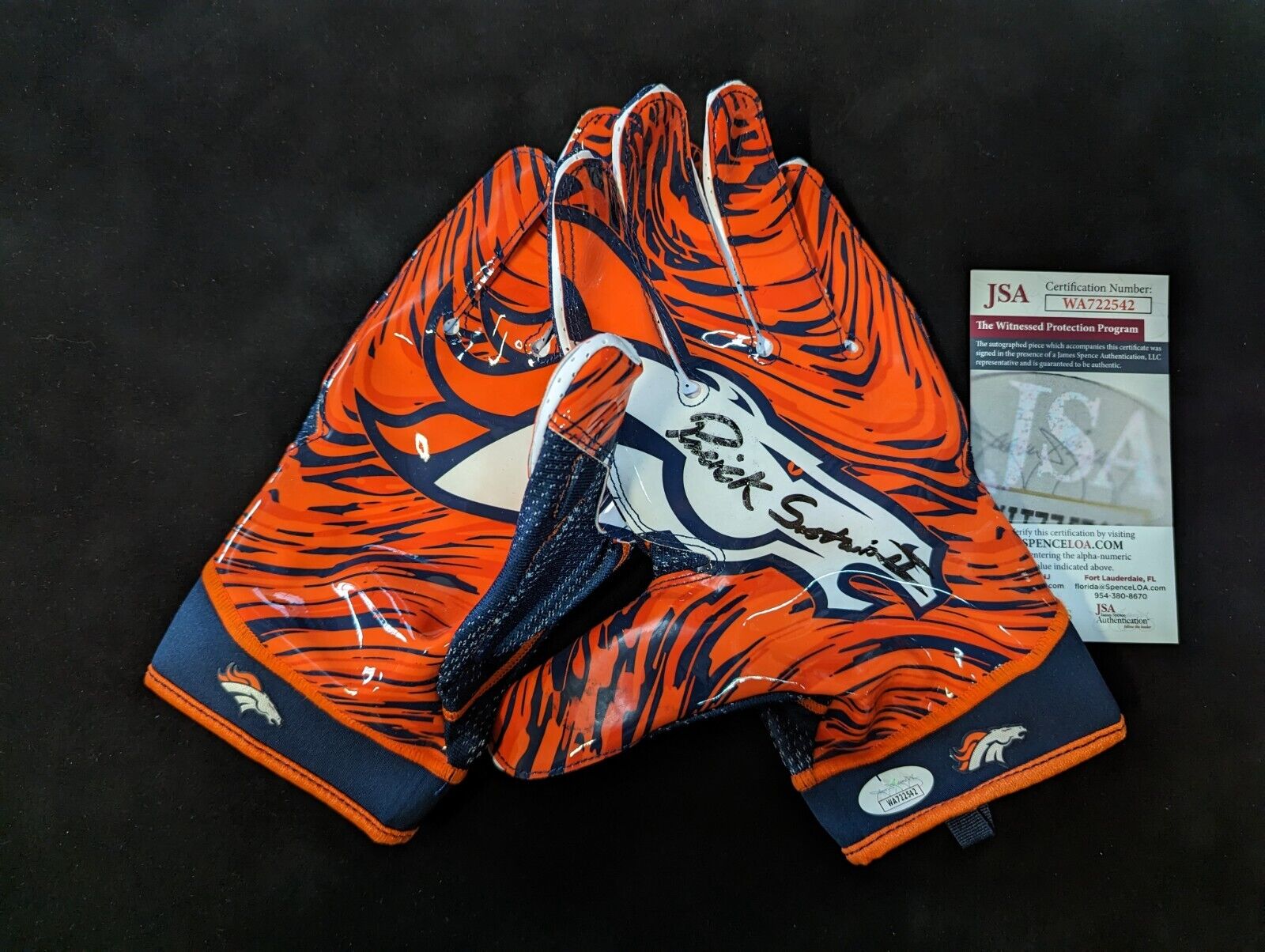 Denver Broncos Pat Surtain Ii Autographed Signed Glove Jsa Coa – MVP  Authentics