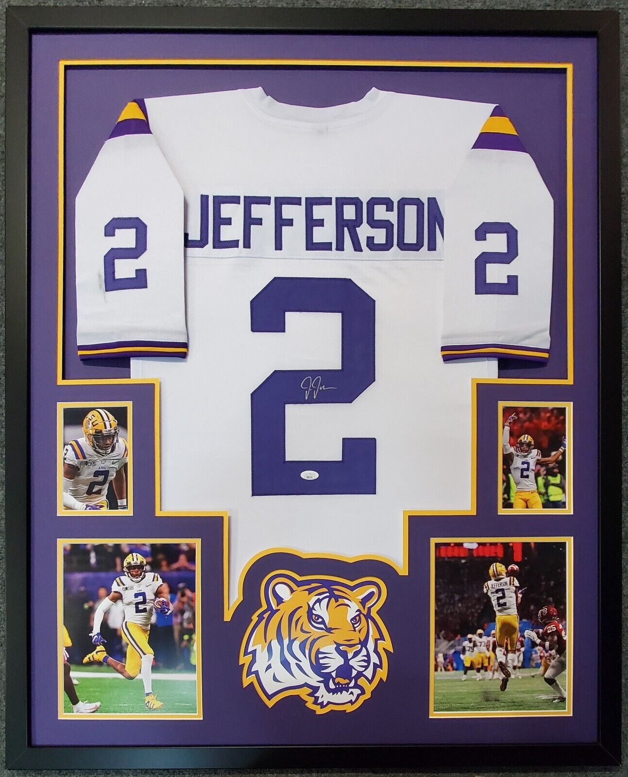 Lsu Tigers Justin Jefferson Autographed Signed Jersey Jsa Coa