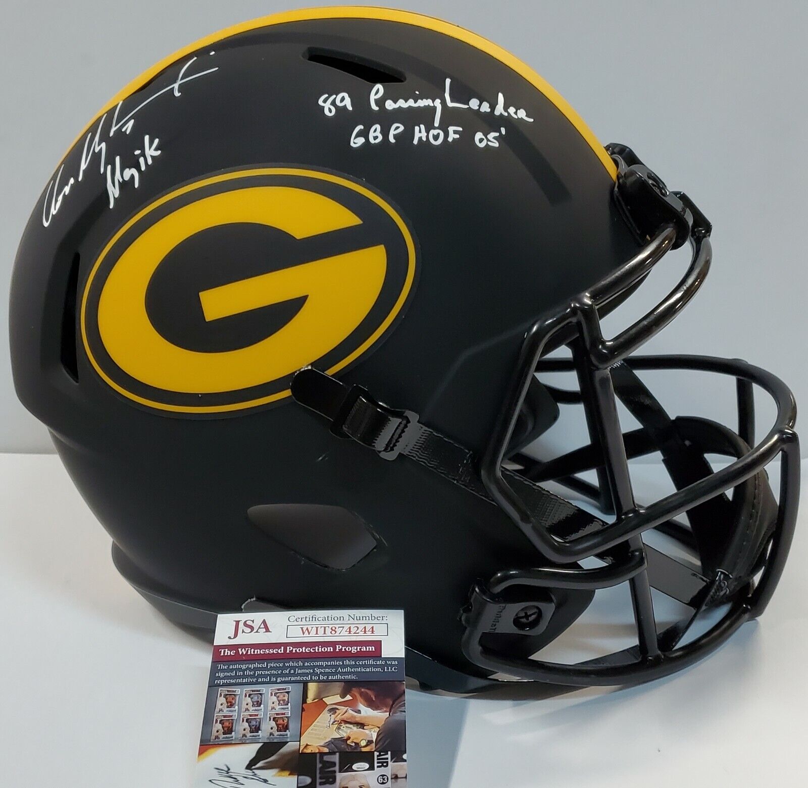 Green Bay Packers Don Majkowski Signed Full Size Flash Rep Helmet Jsa – MVP  Authentics