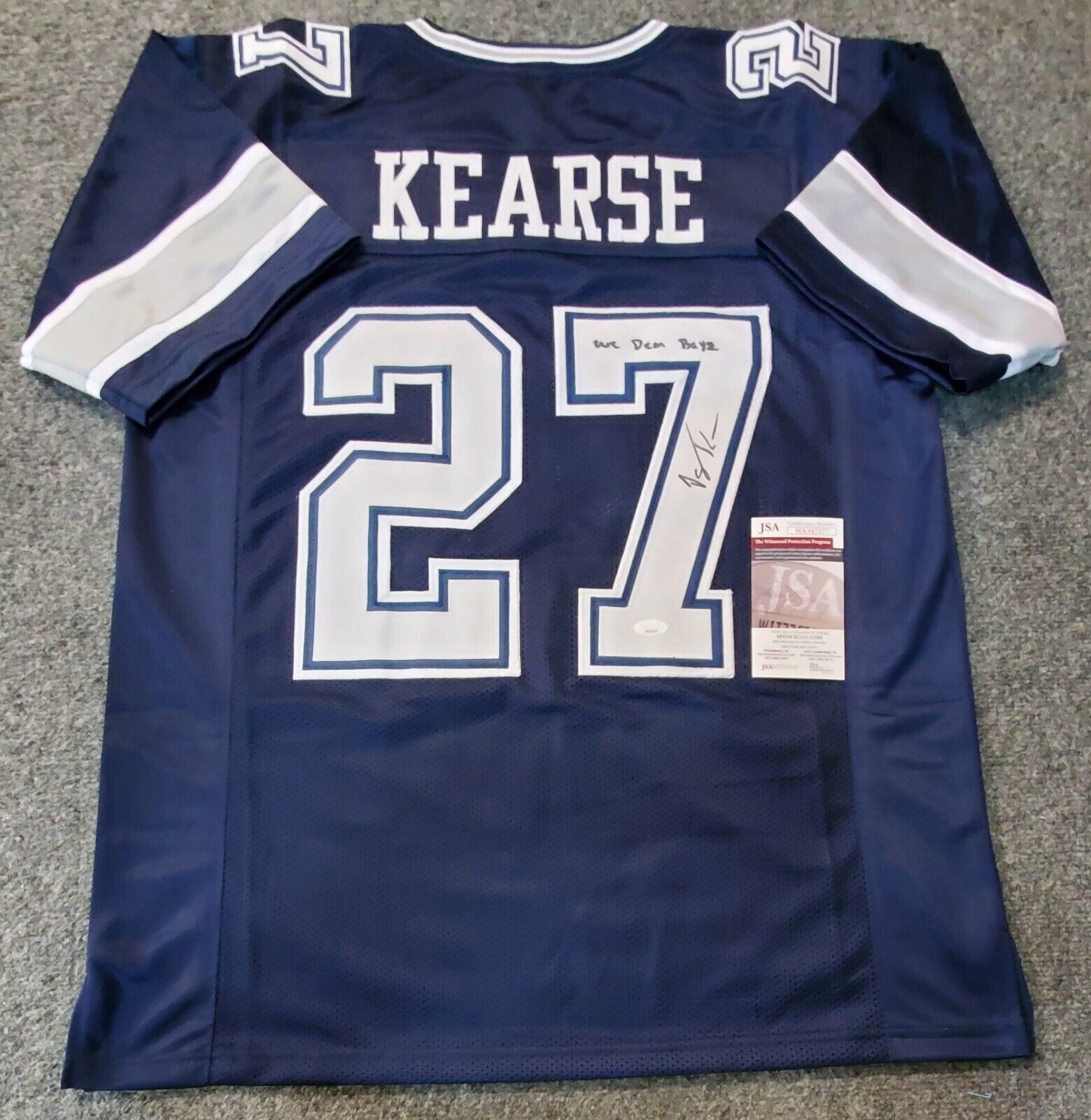 Dallas Cowboys Jayron Kearse Autographed Signed Inscribed Jersey