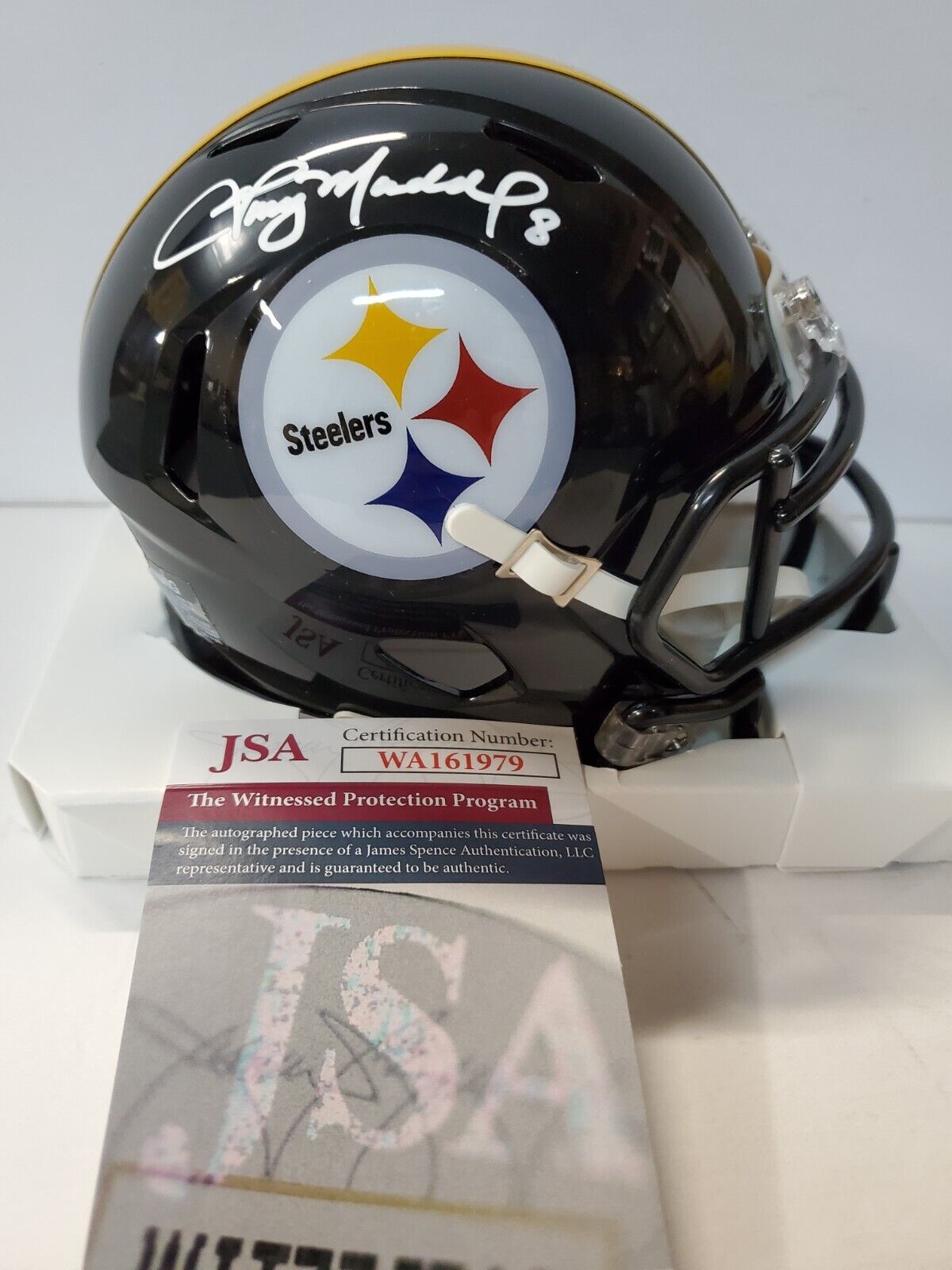 Pittsburgh Steelers Joey Porter Jr Autographed Signed Jersey Jsa Coa