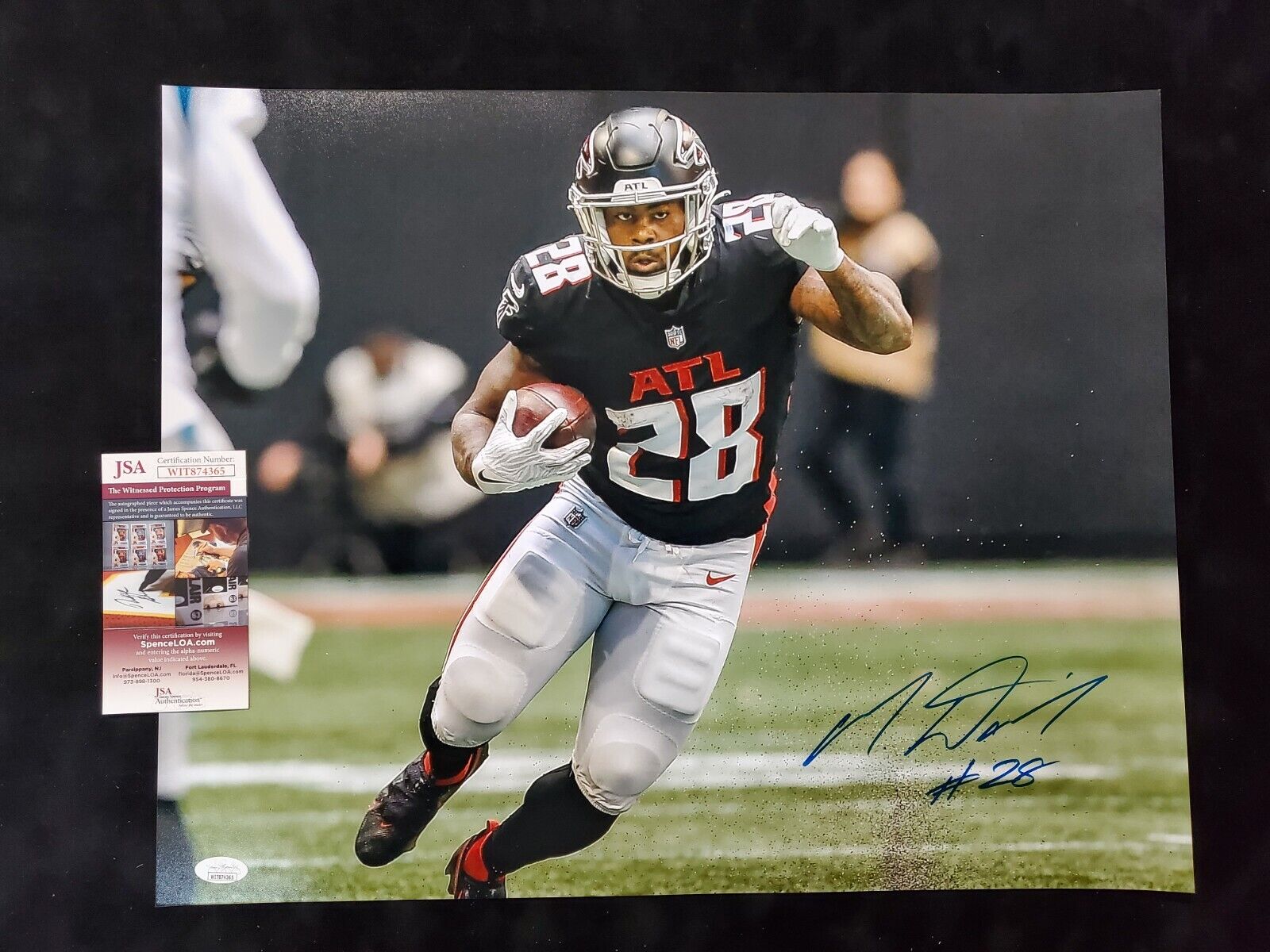 Atlanta Falcons Mike Davis Autographed Signed 16X20 Photo Jsa Coa – MVP  Authentics