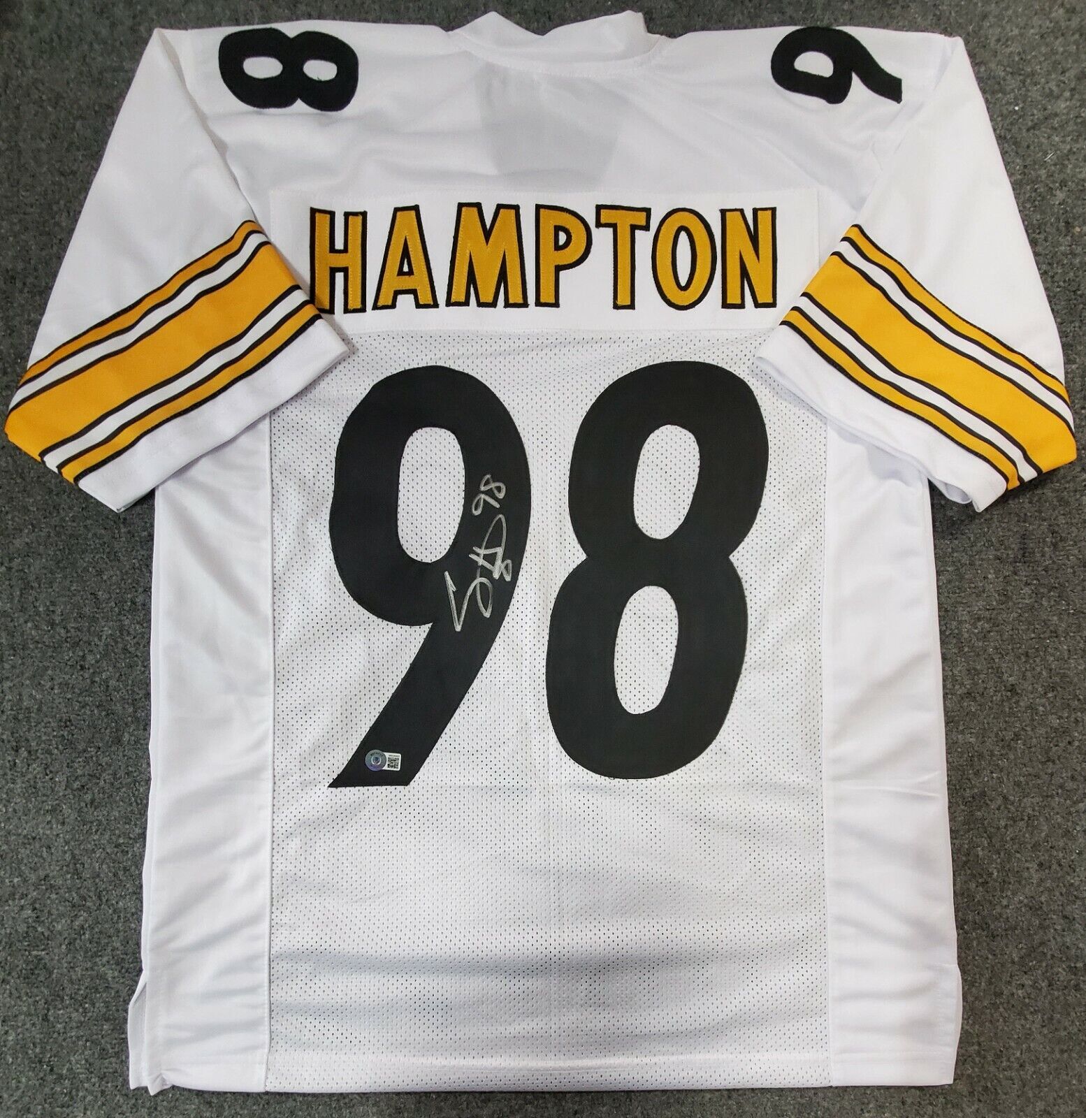 Pittsburgh Steelers Casey Hampton Autographed Signed Jersey Beckett Ho –  MVP Authentics