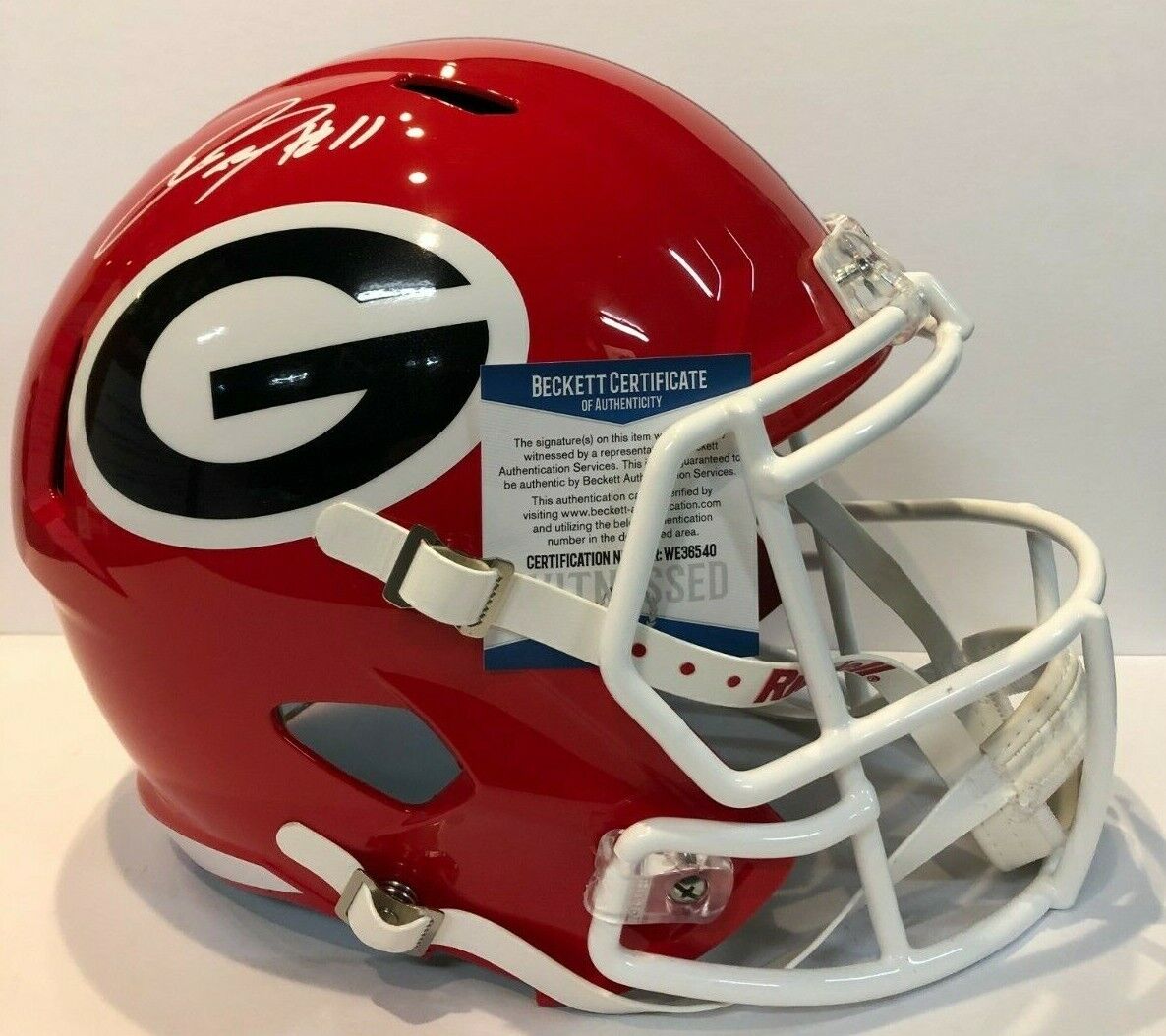 Jake Fromm Signed Georgia Bulldogs Full Size Speed Replica Helmet