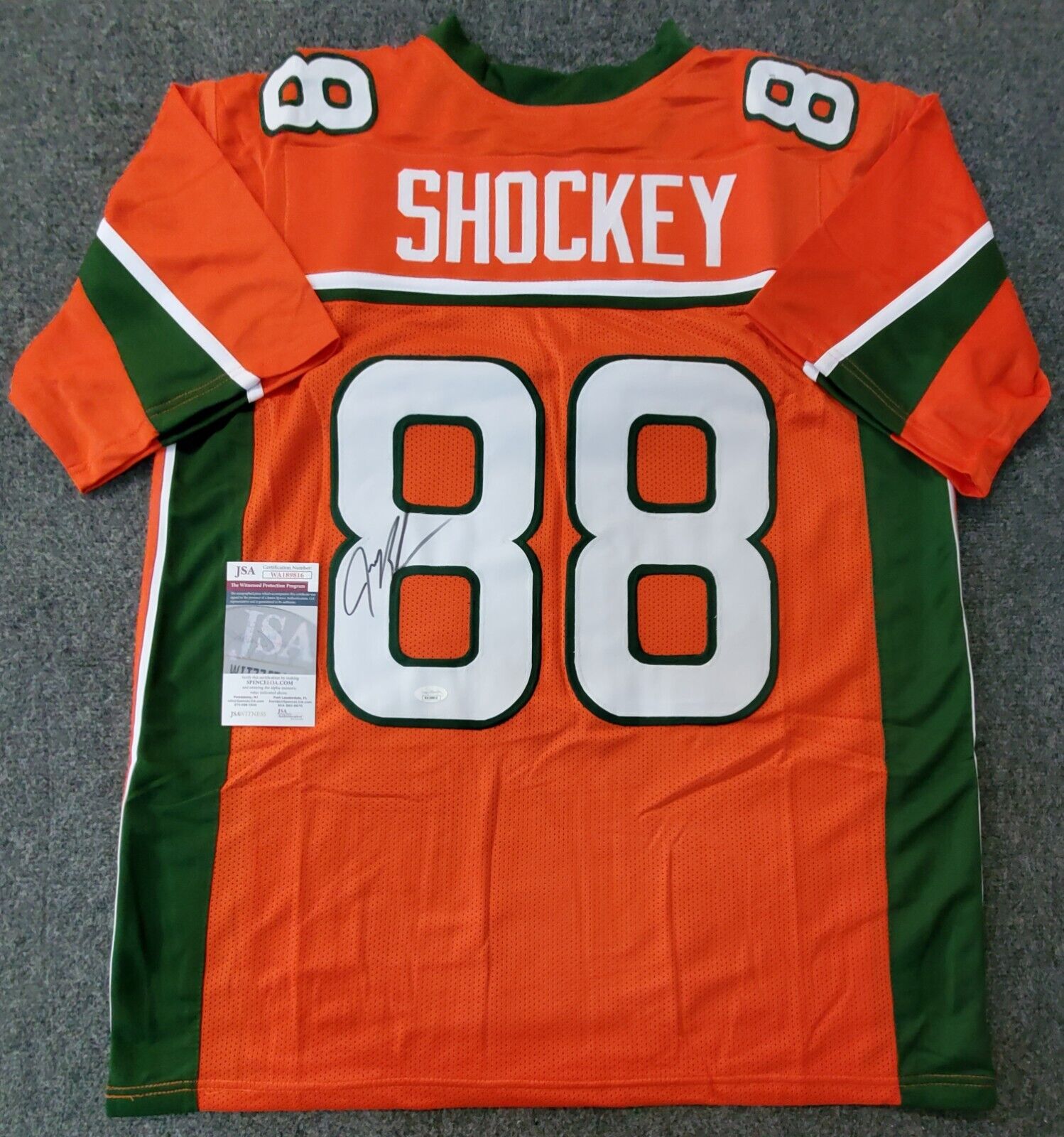 Jeremy Shockey Authentic NFL Stitched Jersey –