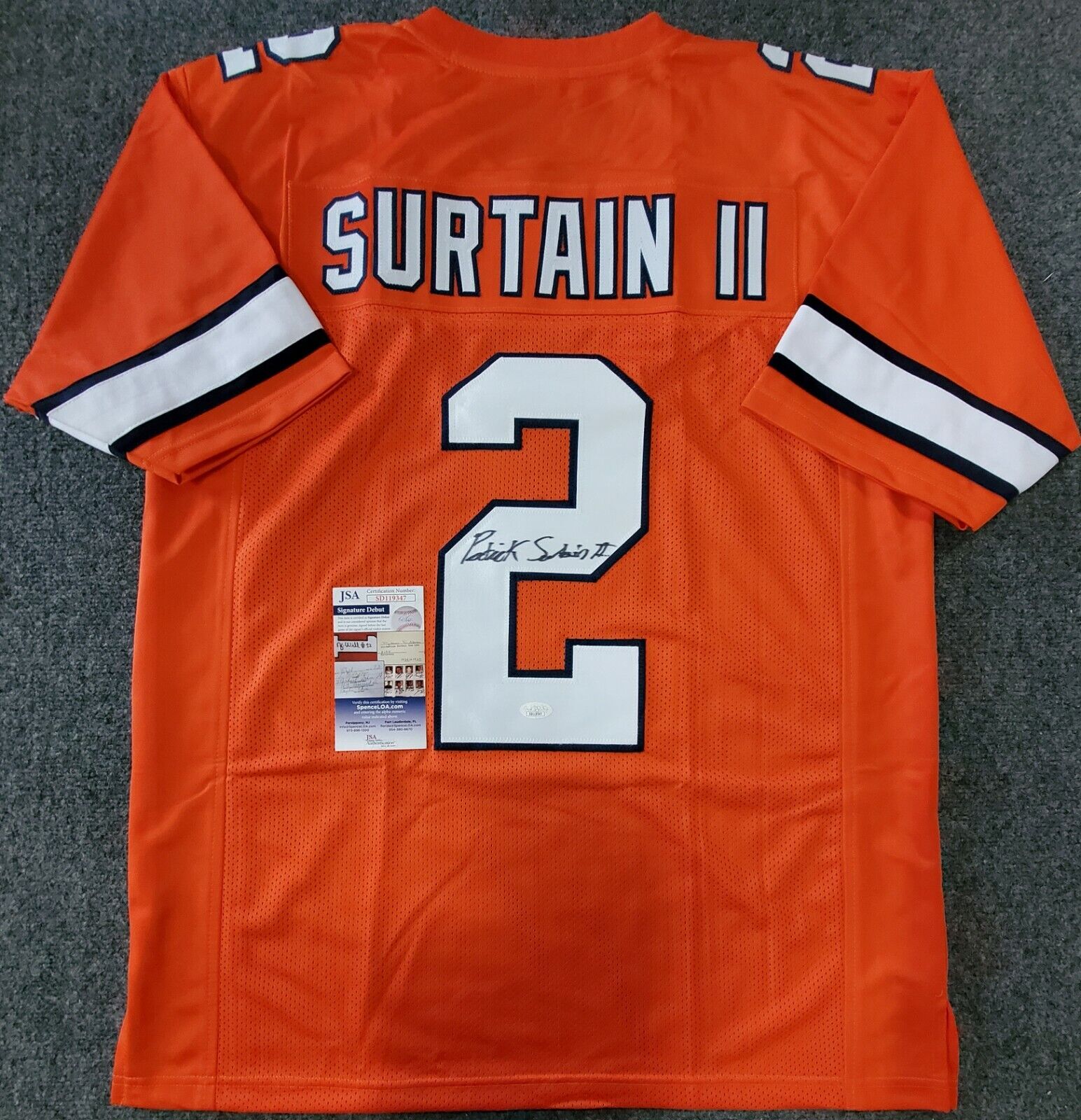 Patrick Surtain II Signed Jersey (JSA)