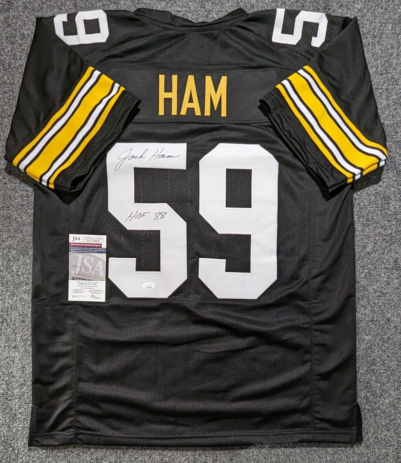 Jack Ham Pittsburgh Steelers Fanatics Authentic Autographed Pro