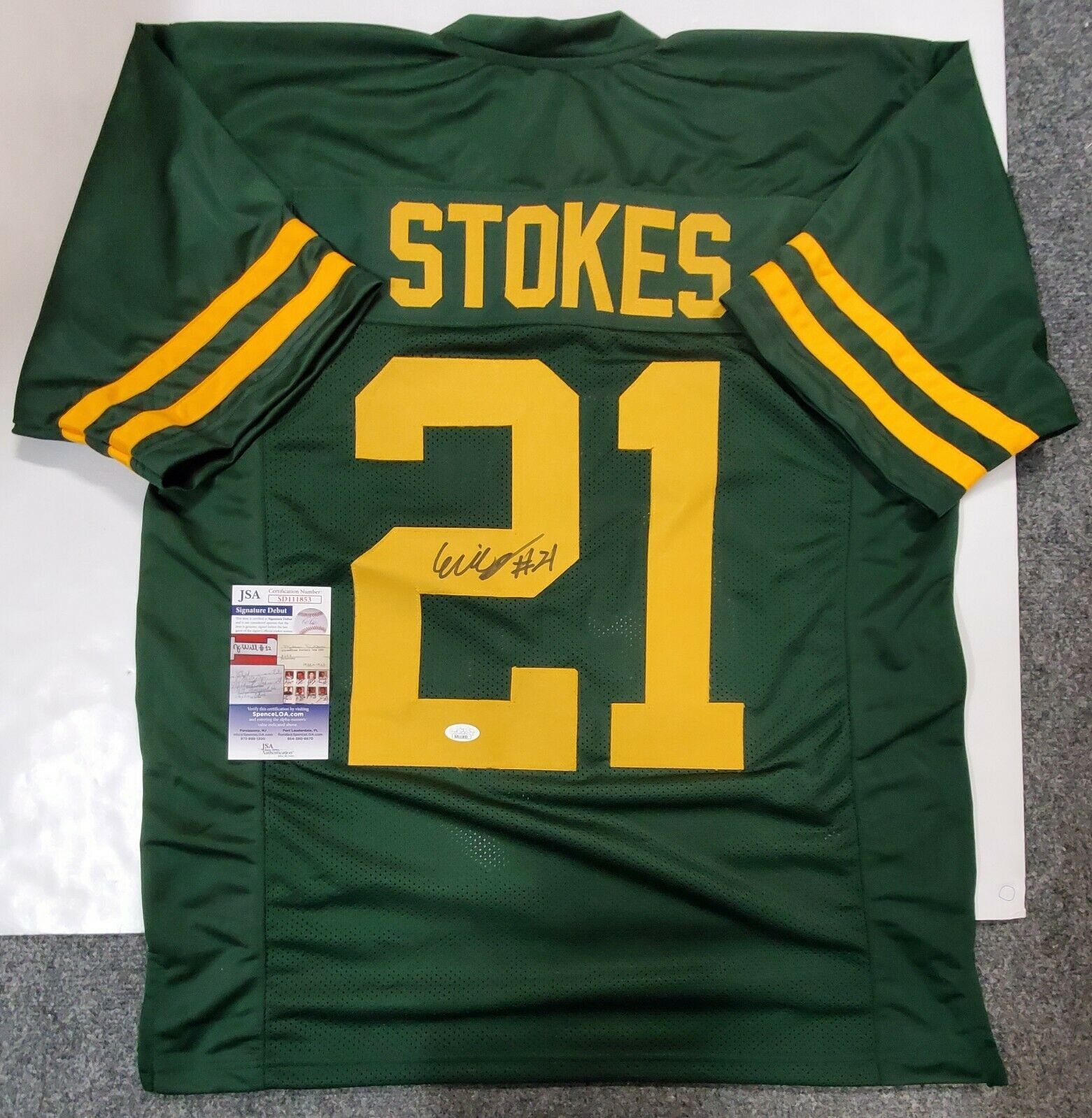 Green Bay Packers Devonte Wyatt Autographed Signed Jersey Jsa Coa – MVP  Authentics