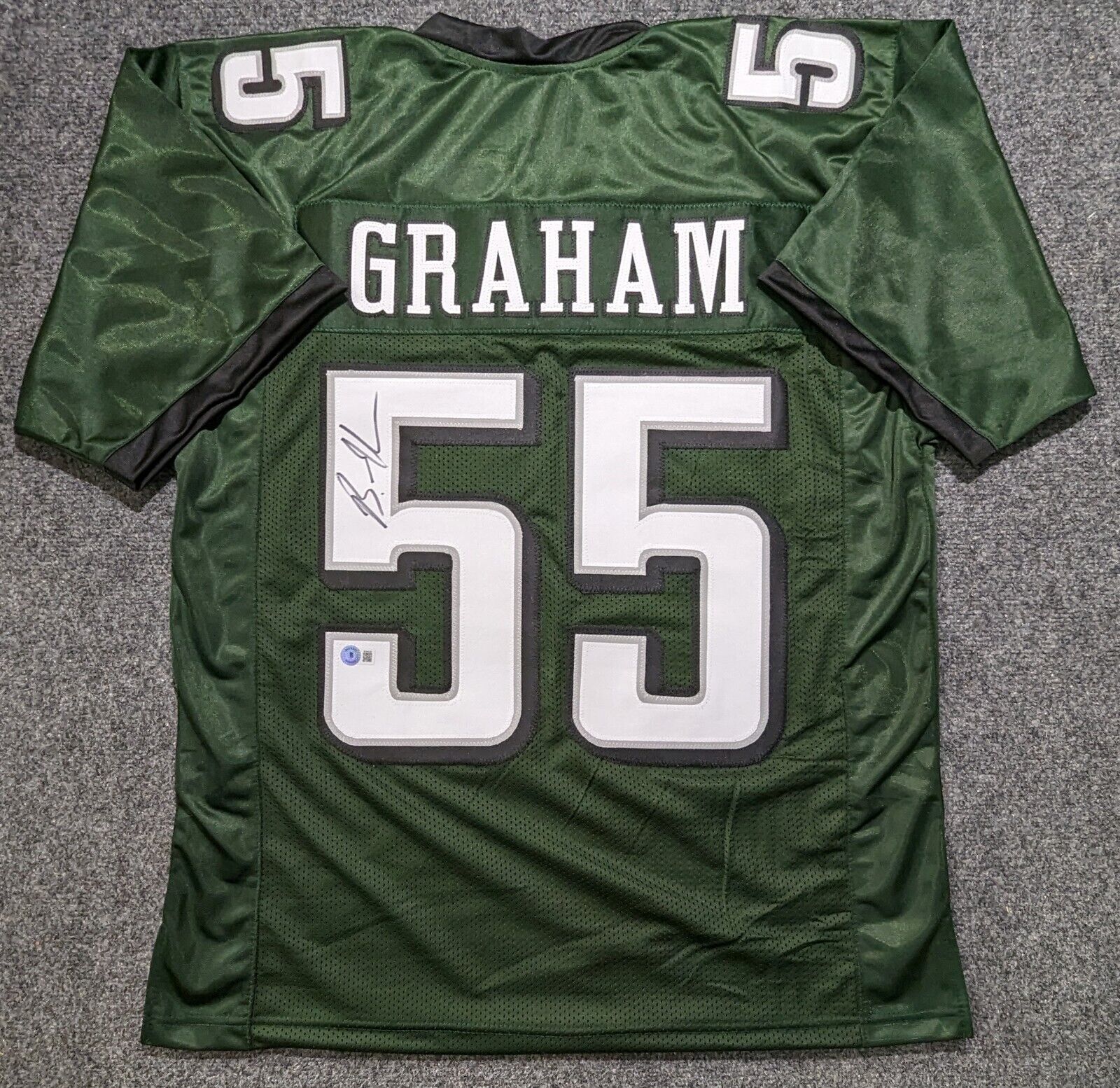 Framed Philadelphia Eagles Brandon Graham Autographed Signed