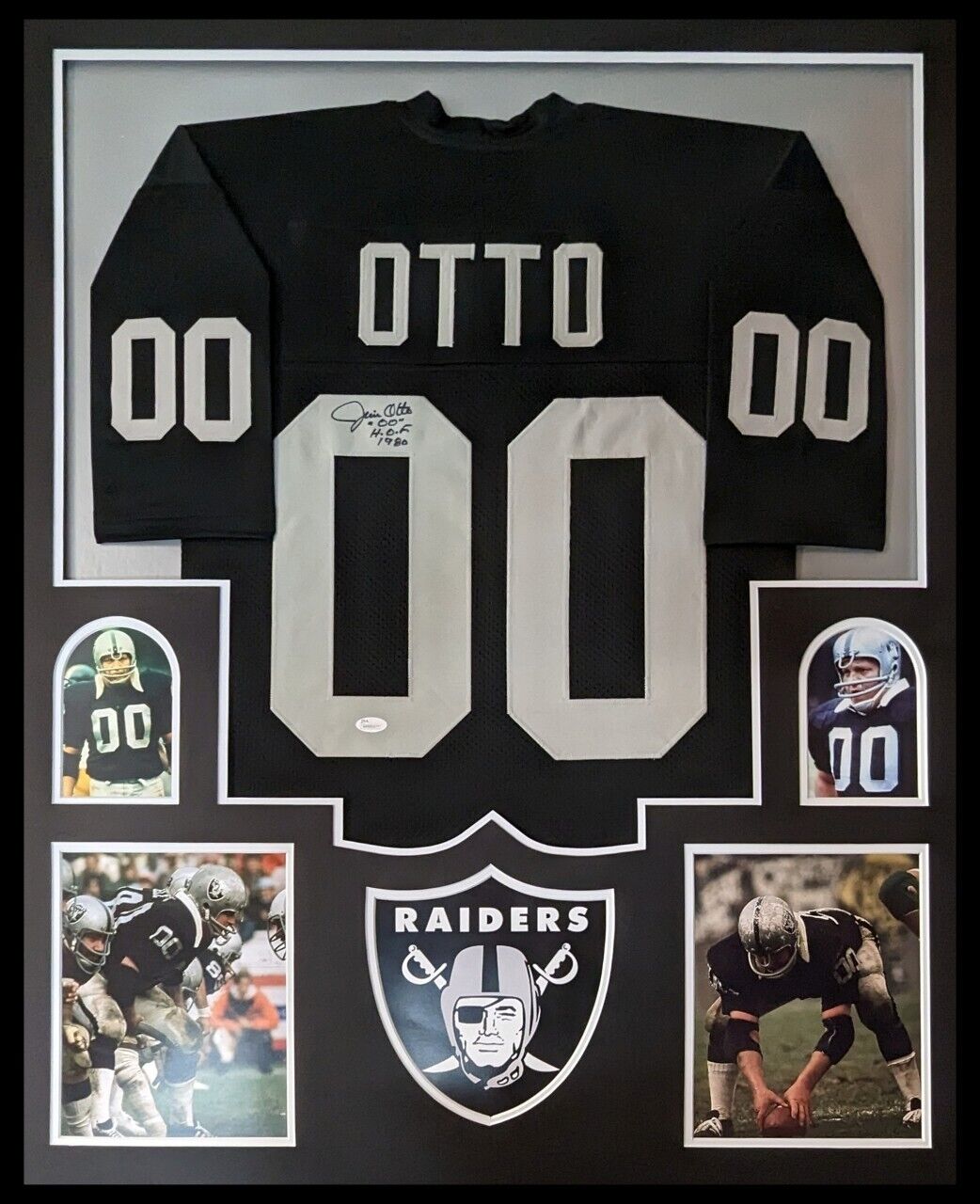 Framed Oakland Raiders Jim Otto Autographed Signed Jersey Jsa Coa – MVP  Authentics