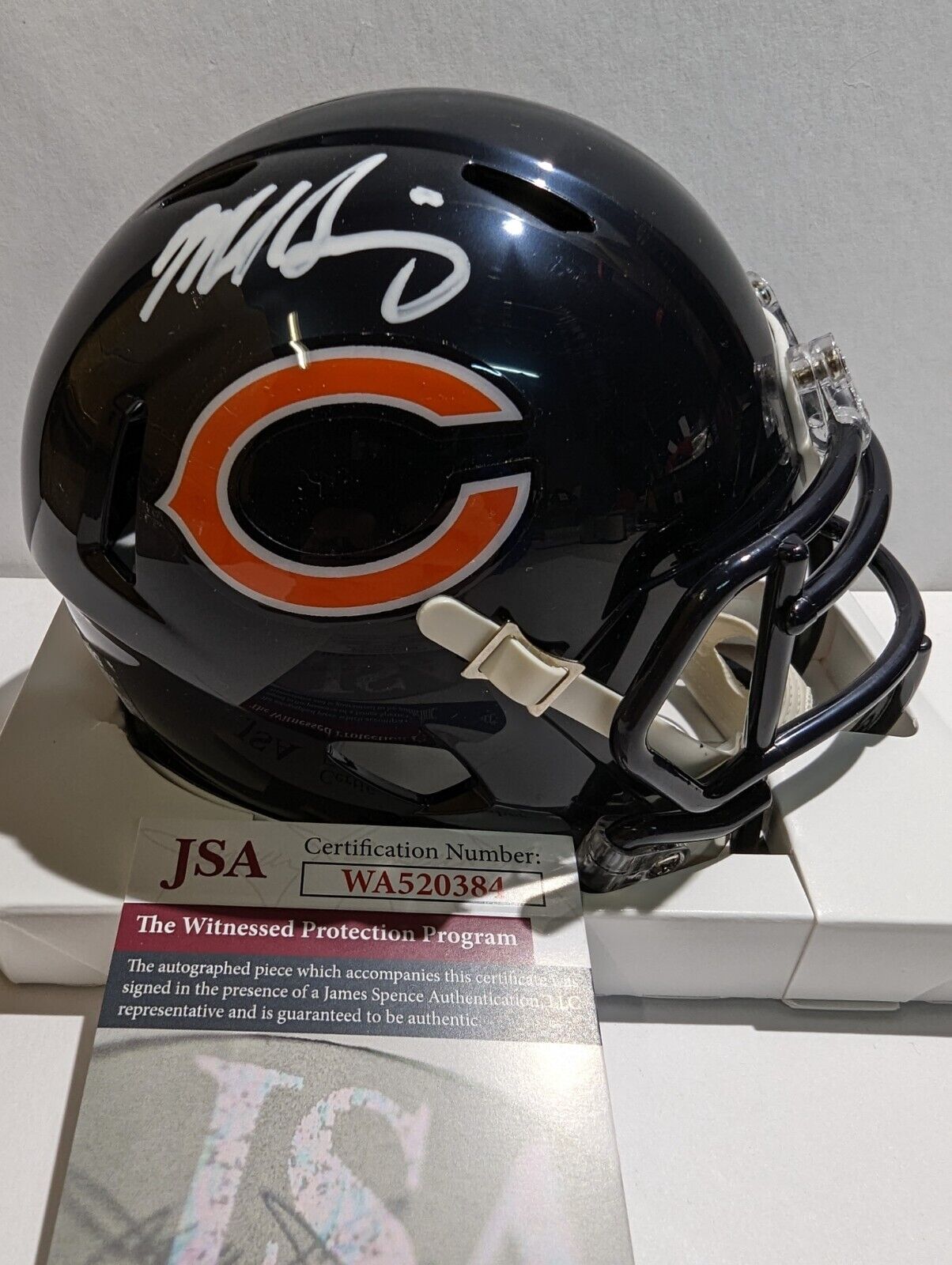 Mike Singletary Signed Chicago Bears Throwback Mini Helmet Jsa Coa – MVP  Authentics