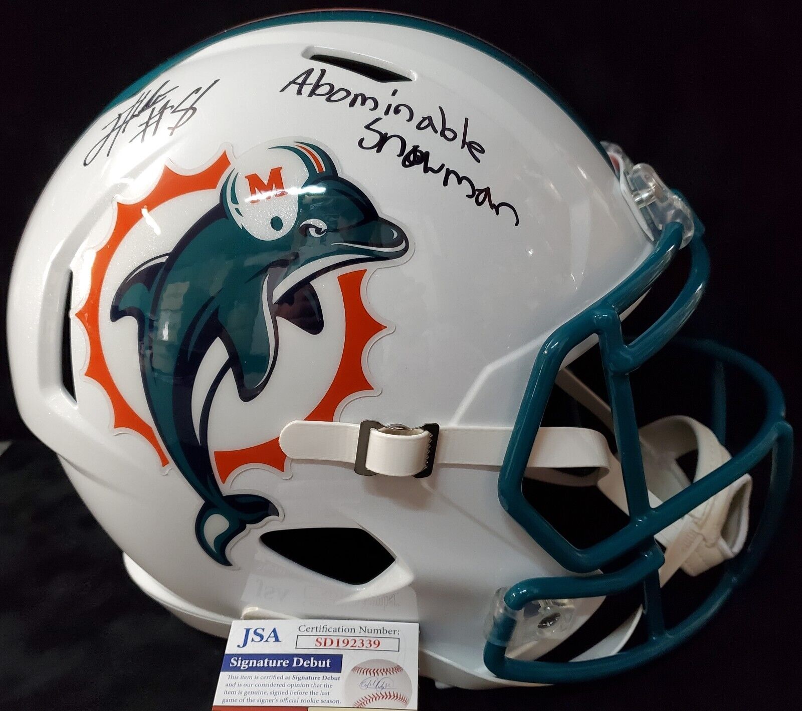 Miami Dolphins Jevon Holland Signed Full Size Throwback Replica Helmet –  MVP Authentics