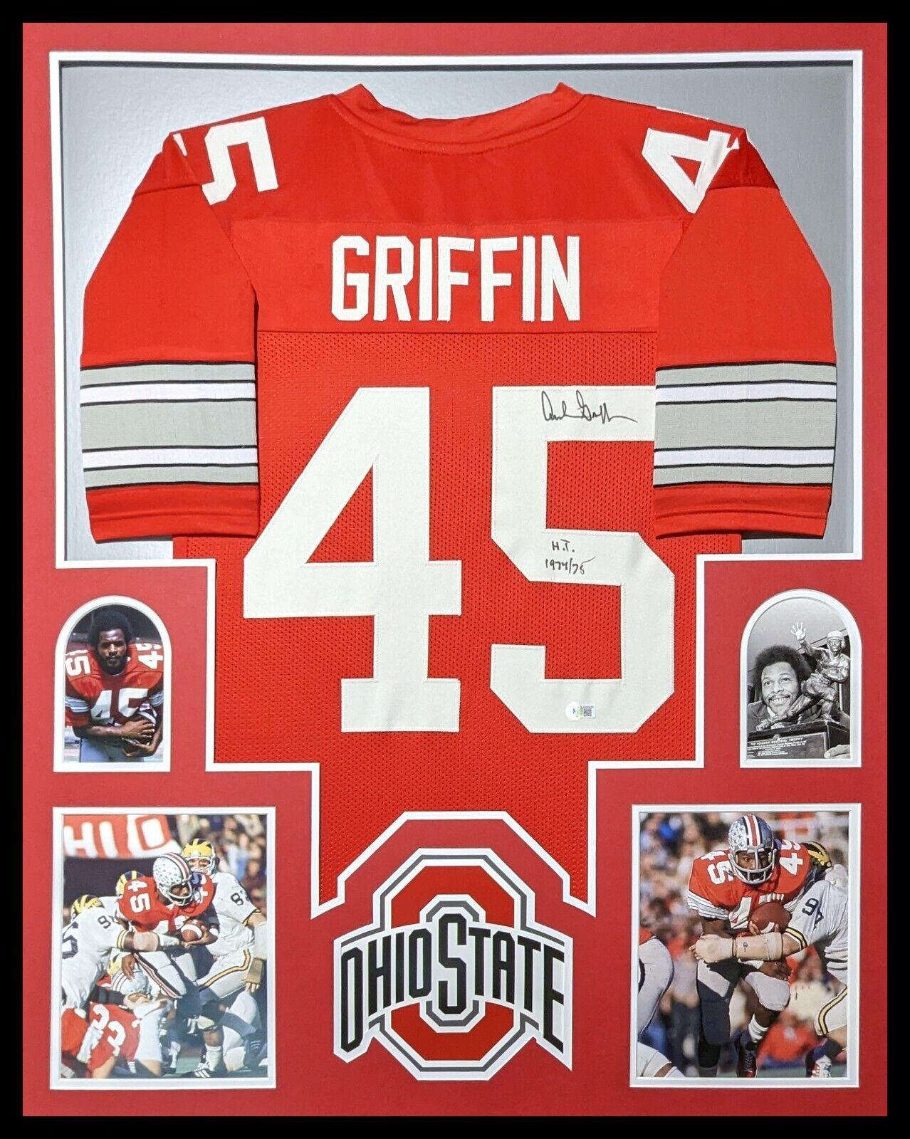 Archie Griffin Ohio State Buckeyes Signed Jersey - Griffin