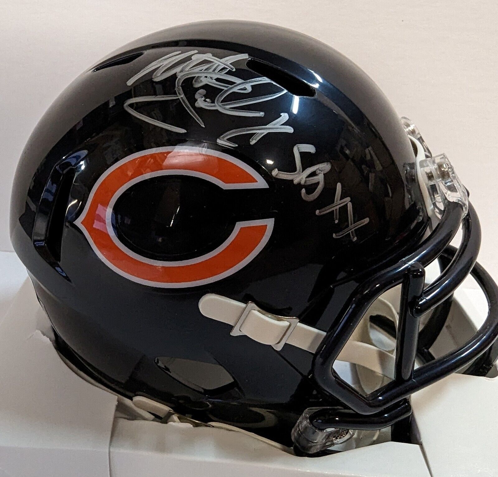 Chicago Bears Matt Suhey Autographed Inscribed Speed Mini Helmet Becke –  MVP Authentics