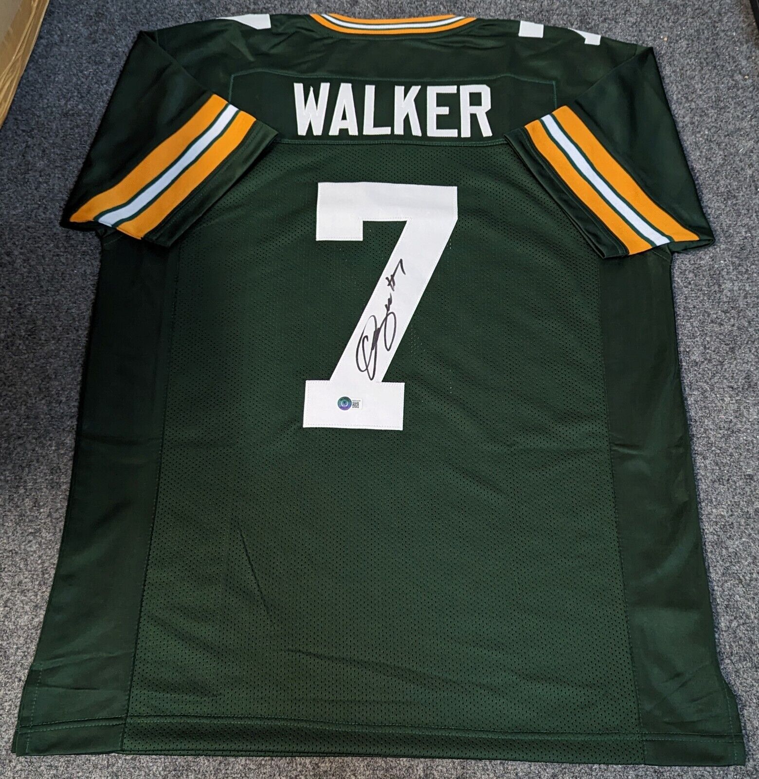 Green Bay Packers Quay Walker Autographed Signed Jersey Beckett