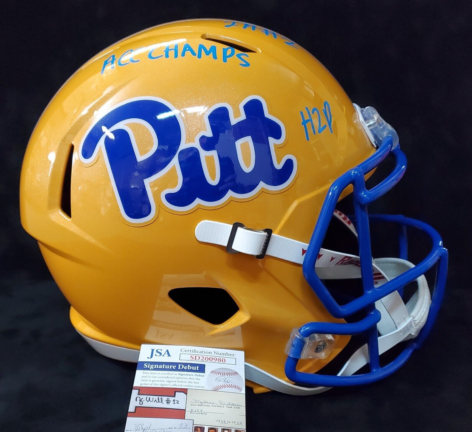 Pitt best sale football helmet