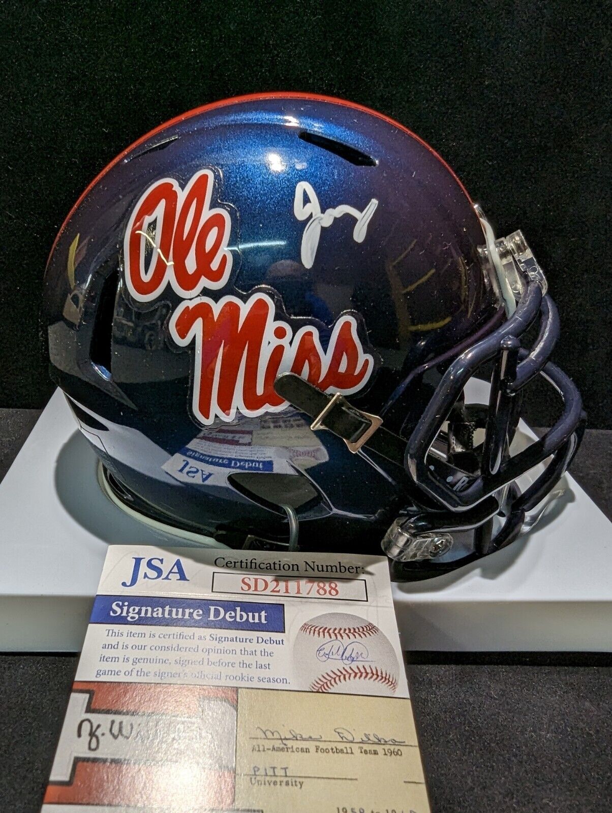 DK Metcalf Ole Miss Jersey white – Classic Authentics