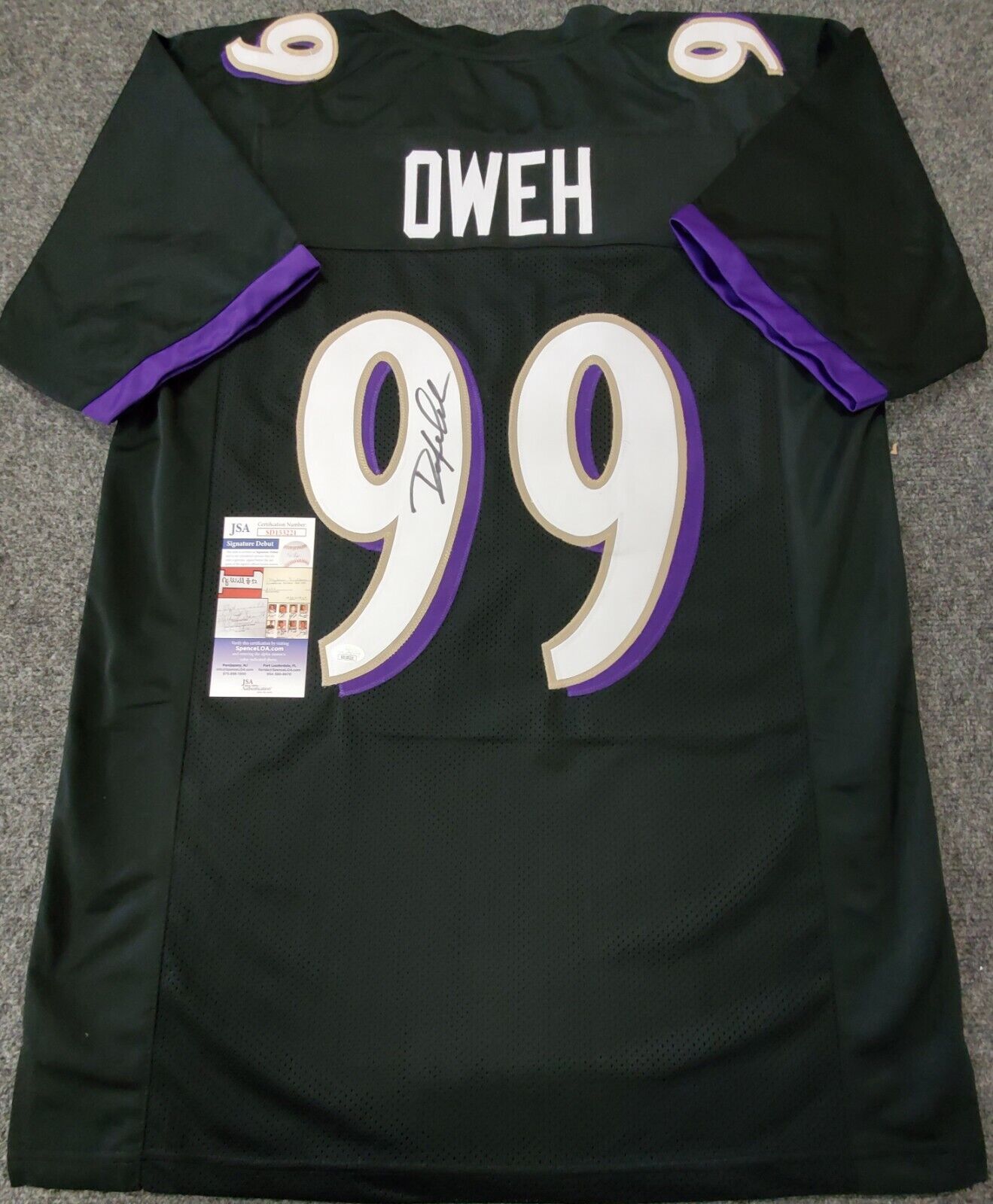 Baltimore Ravens Terrell Suggs Autographed Signed Jersey Jsa Coa – MVP  Authentics