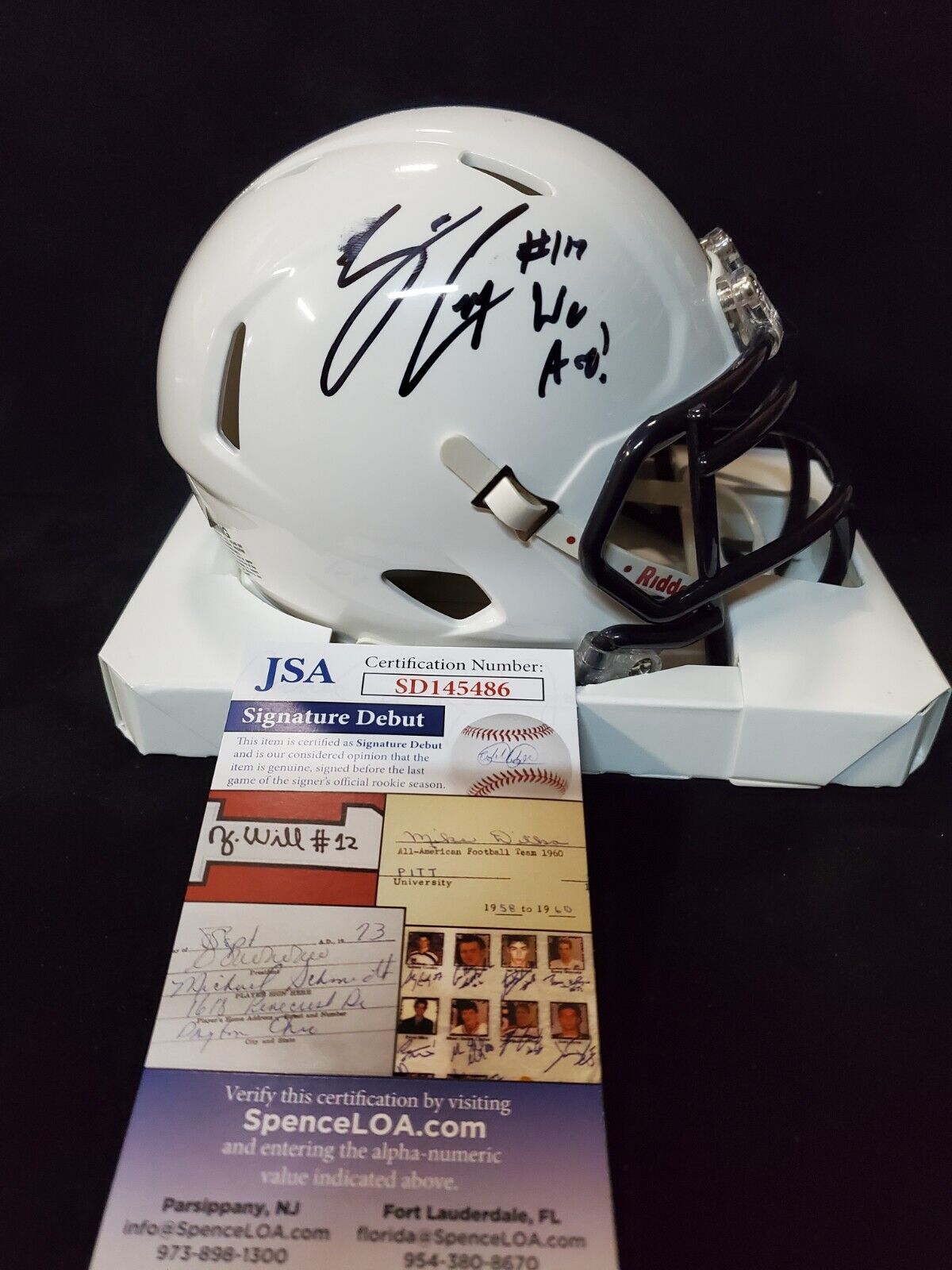 Jack Ham Penn State Nittany Lions Autographed Mini-Helmet with