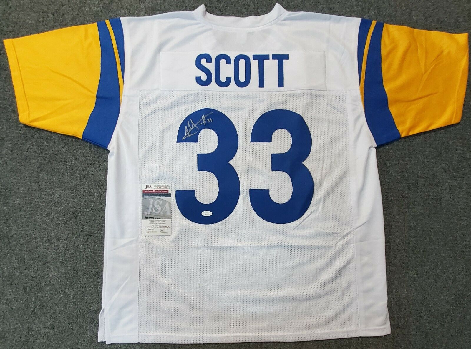 Los Angeles Rams Nick Scott Autographed Signed Jersey Jsa Coa – MVP  Authentics