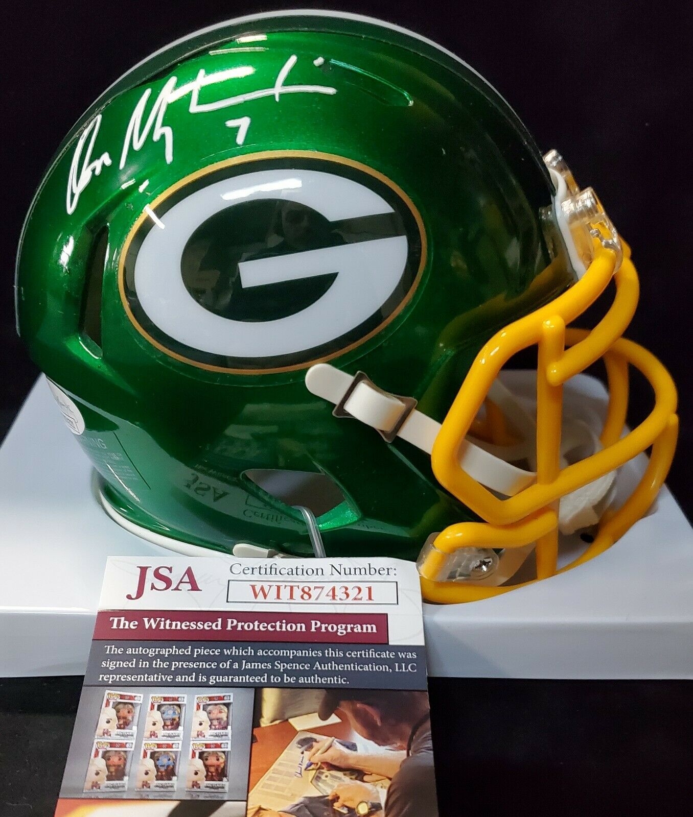 Don Majkowski Autographed Green Bay Packers Speed Mini Helmet Jsa Coa – MVP  Authentics