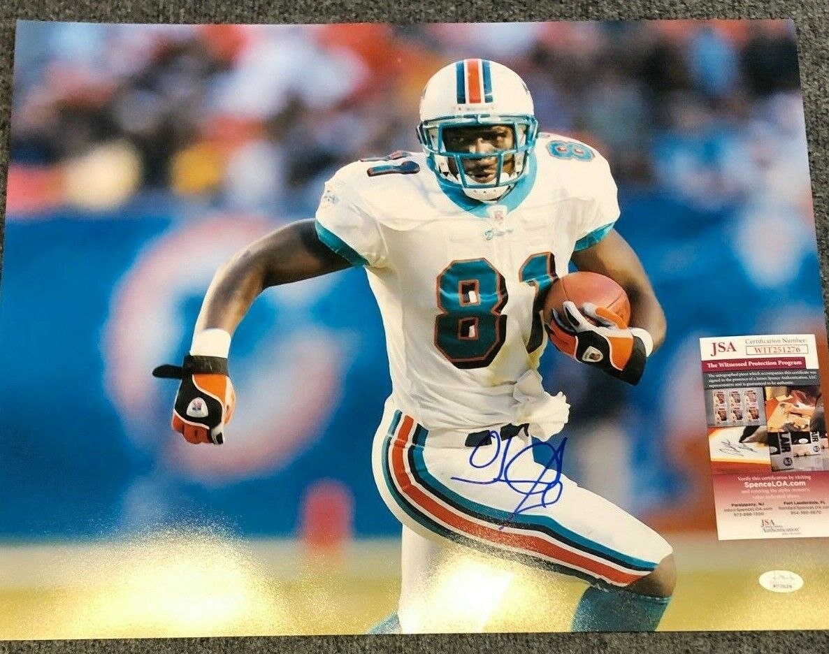 Miami Dolphins Oj Mcduffie Autographed Signed 16X20 Photo Jsa Coa – MVP  Authentics