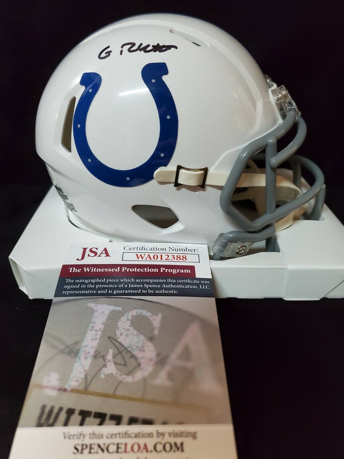 Colts Mini Speed Helmet