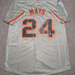 San Francisco Giants Willie Mays Autographed Signed Custom Jersey Say Hey Holo