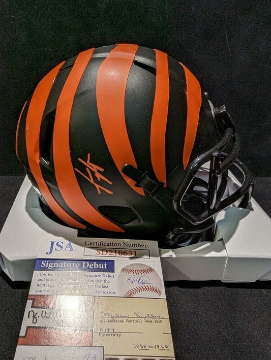 MVP Authentics Cincinnati Bengals Myles Murphy Autographed Signed Eclipse Mini Helmet Jsa Coa 117 sports jersey framing , jersey framing