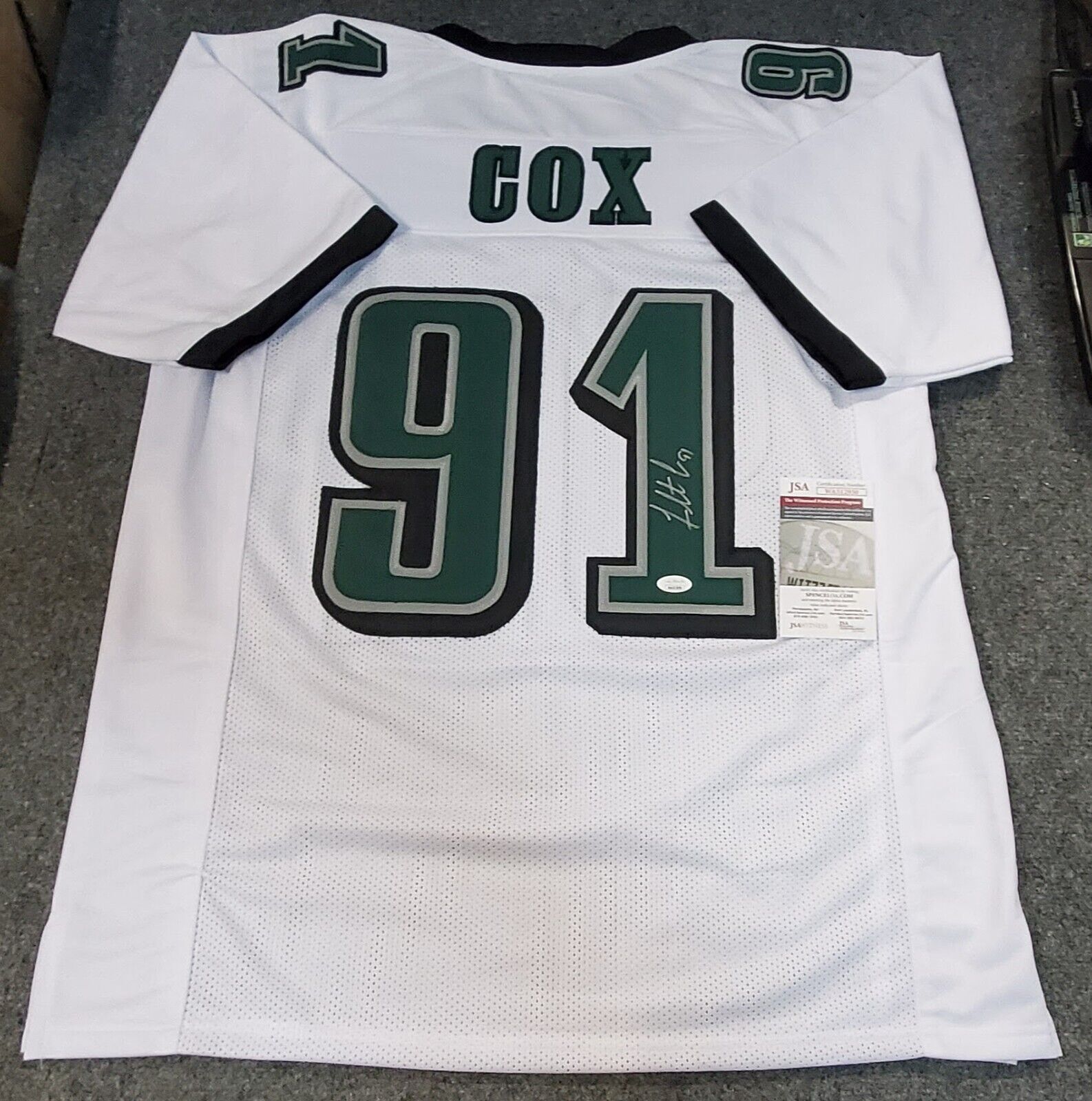 Fletcher cox hot sale white jersey