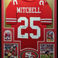 MVP Authentics Framed San Francisco 49Ers Elijah Mitchell Autographed Jersey Beckett Holo 360 sports jersey framing , jersey framing