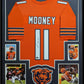 Framed Chicago Bears Darnell Mooney Autographed Signed Jersey Beckett Holo