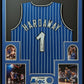 Framed Orlando Magic Penny Hardaway Autographed Signed Jersey Psa Coa