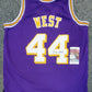 Los Angeles Lakers Jerry West Autographed Signed Jersey Jsa Coa