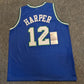 Dallas Mavericks Derek Harper Autographed Signed Jersey Jsa Coa