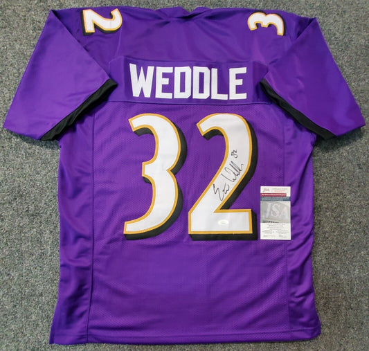 Baltimore Ravens Eric Weddle Autographed Signed Jersey Jsa Coa