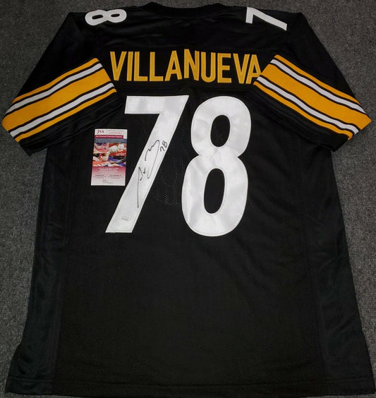 Pittsburgh Steelers Alejandro Villanueva Autographed Signed Jersey Jsa  Coa