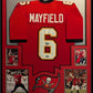 Framed Tampa Bay Buccaneers Baker Mayfield Autographed Signed Jersey Jsa Coa