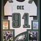 Framed Philadelphia Eagles Fletcher Cox Autographed Signed Jersey Jsa Coa