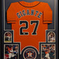 Framed Houston Astros Jose Altuve "Gigante" Autographed Signed Jersey Jsa Coa