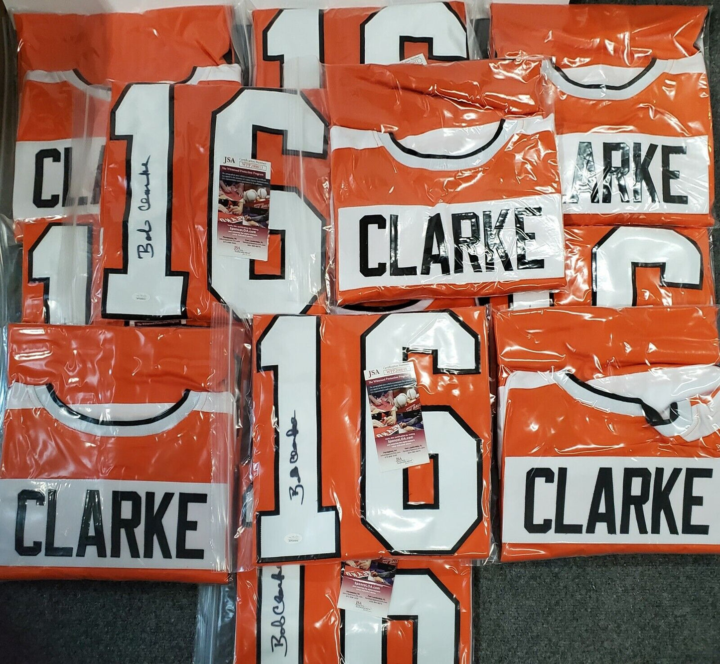 Philadelphia Flyers Bobby Clarke Autographed Signed Jersey Jsa Coa