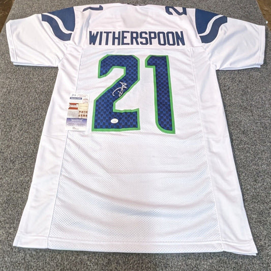 MVP Authentics Seattle Seahawks Devon Witherspoon Autographed Signed Jersey Jsa Coa 179.10 sports jersey framing , jersey framing