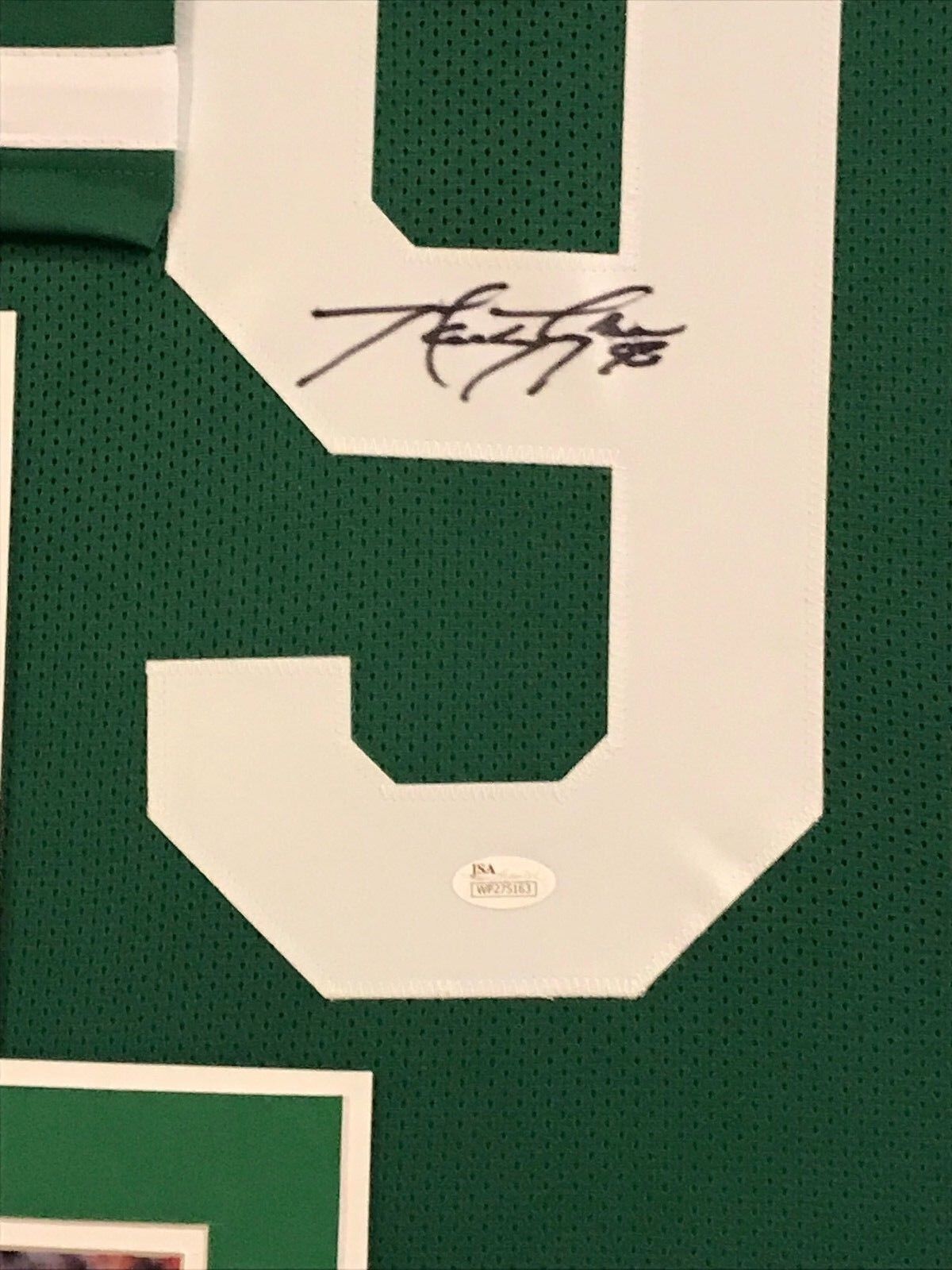 Marty Lyons New York 2024 Jets Signed Jersey